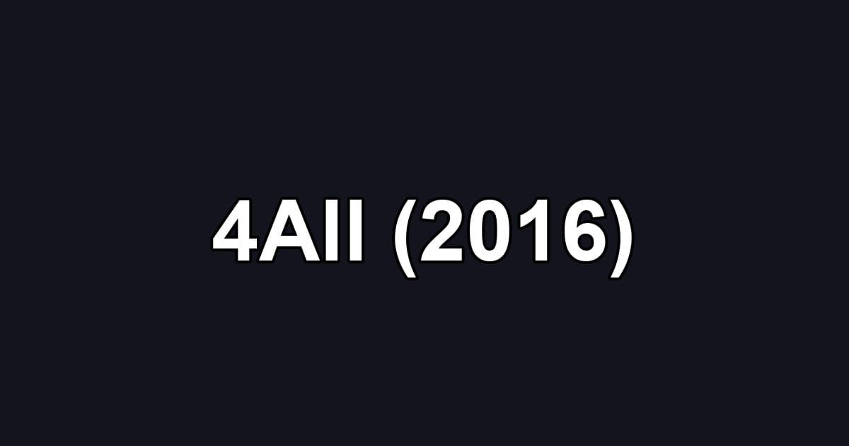 4All (2016)