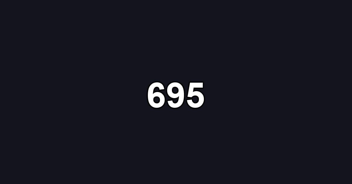 695