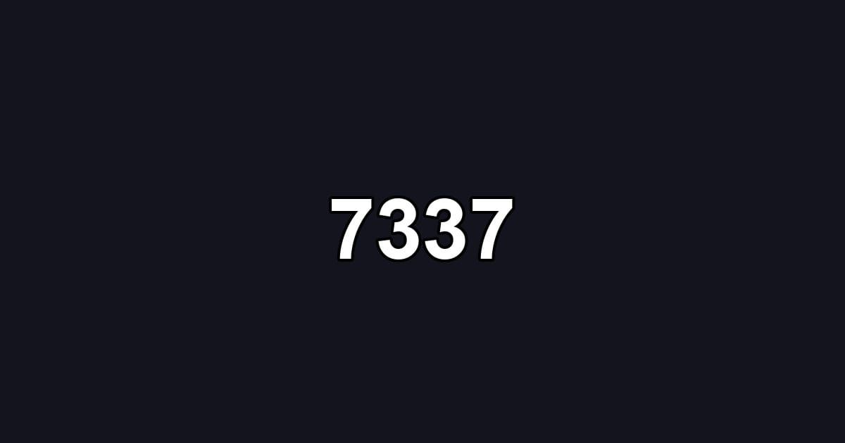 7337