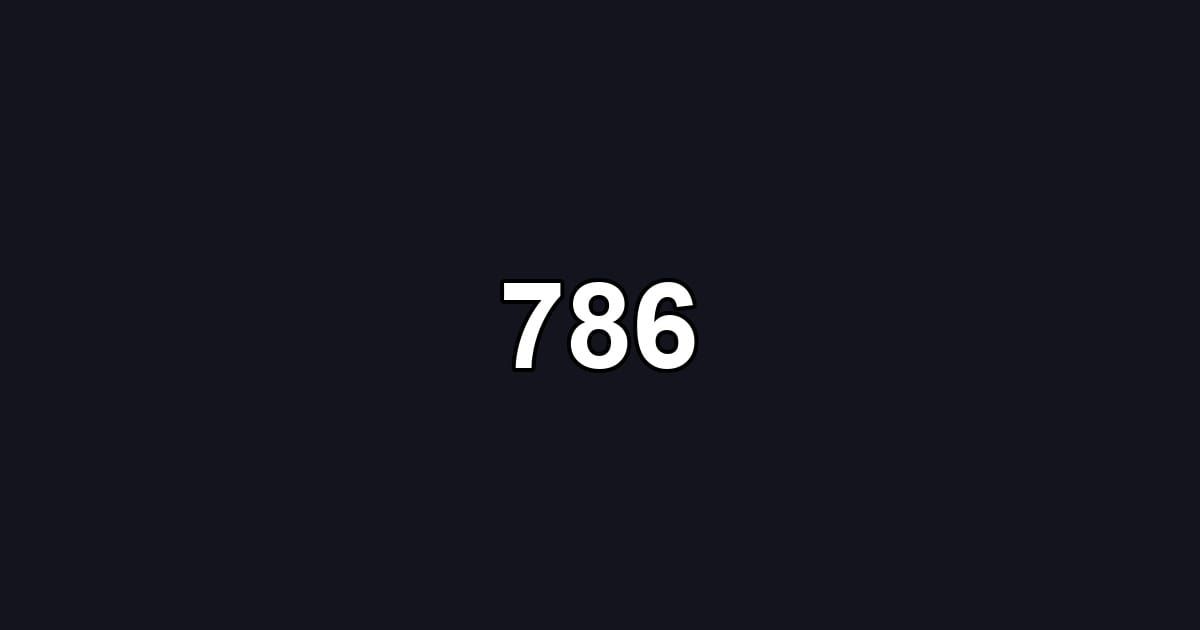 786