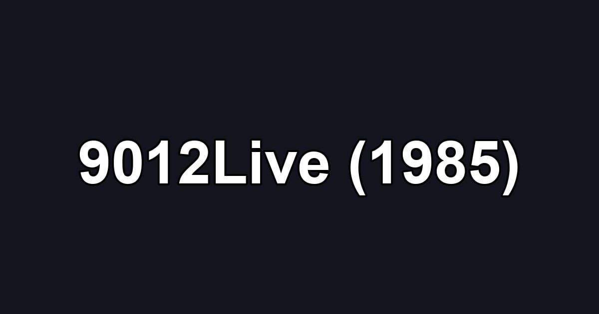 9012Live (1985)