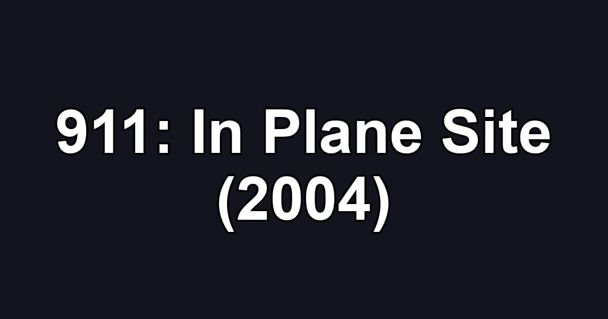 911: In Plane Site (2004)