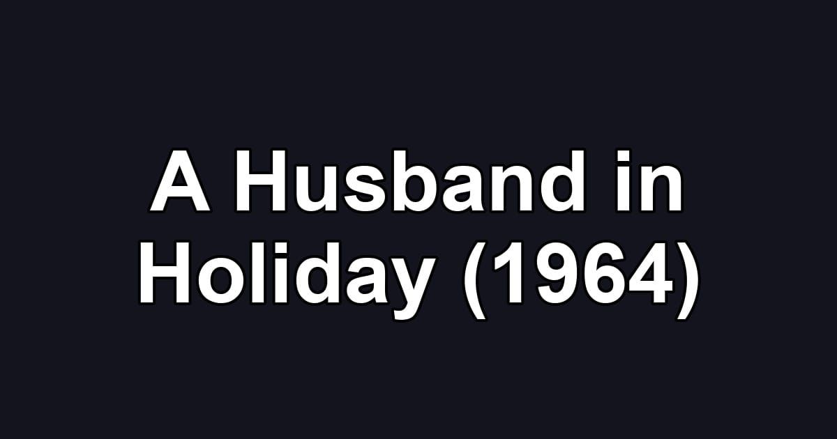 A Husband in Holiday (1964)