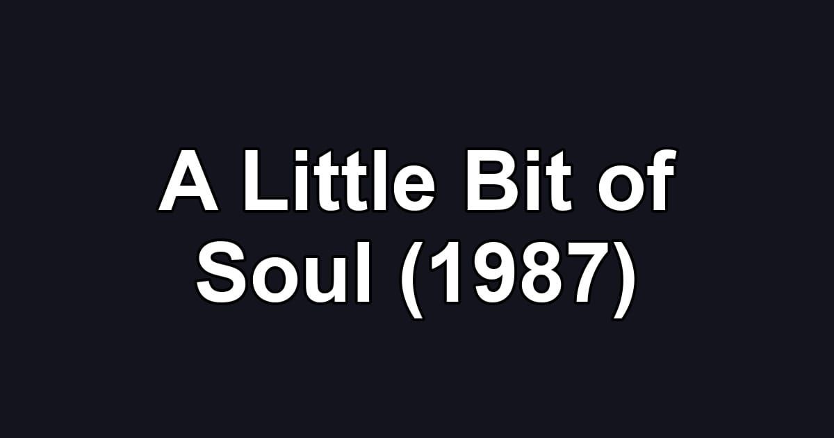 A Little Bit of Soul (1987)