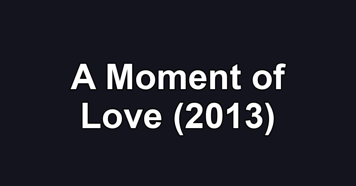 A Moment of Love (2013)