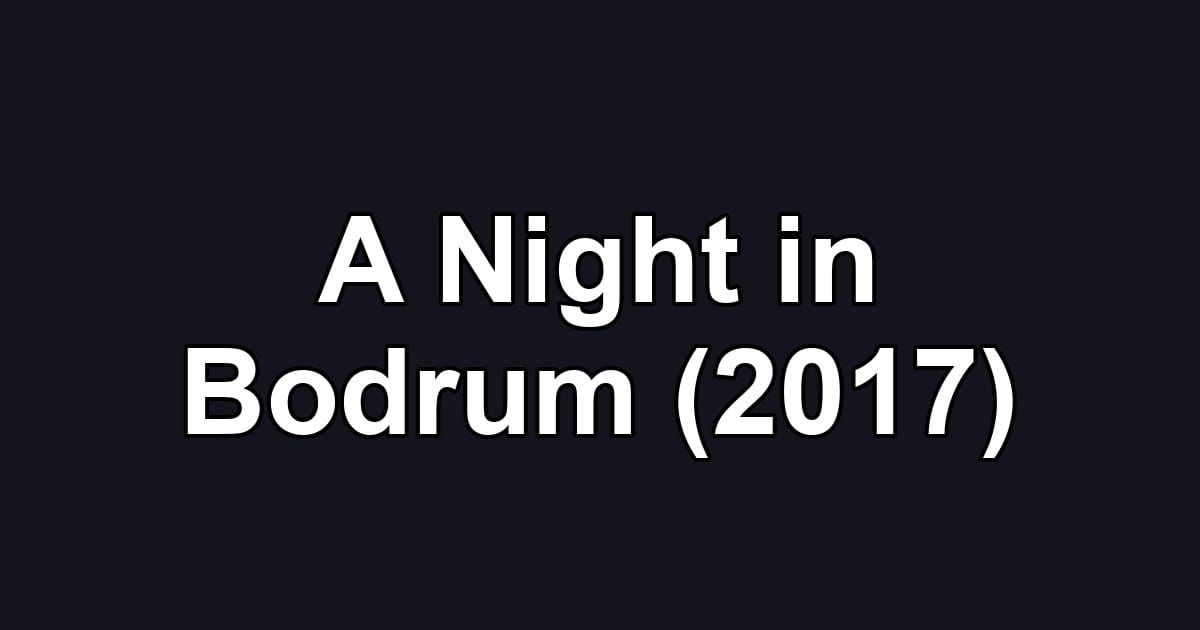 A Night in Bodrum (2017)