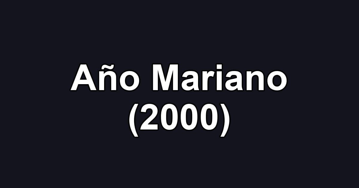 Año Mariano (2000)