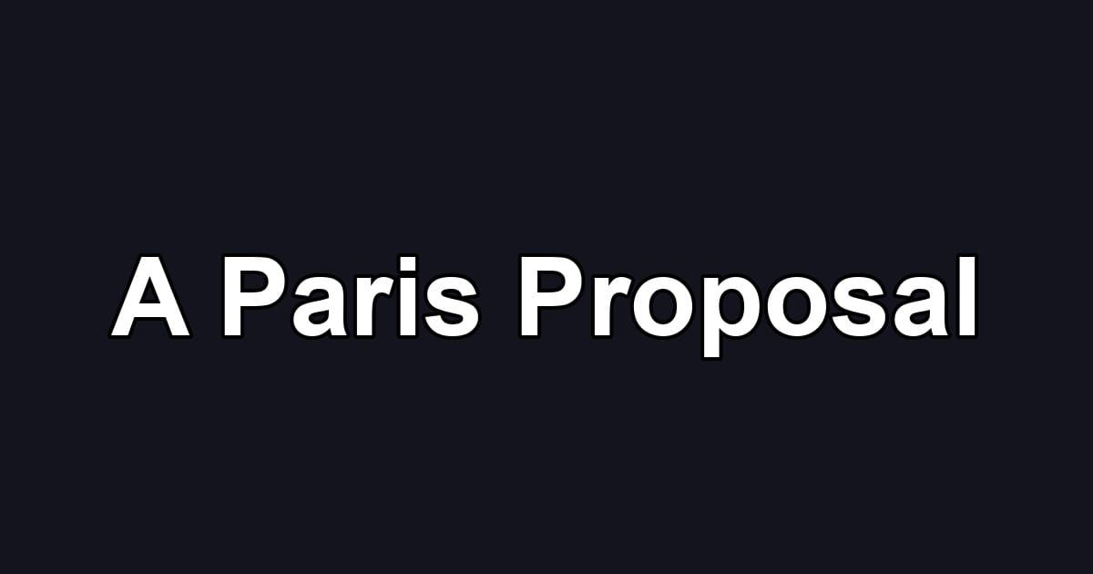 A Paris Proposal