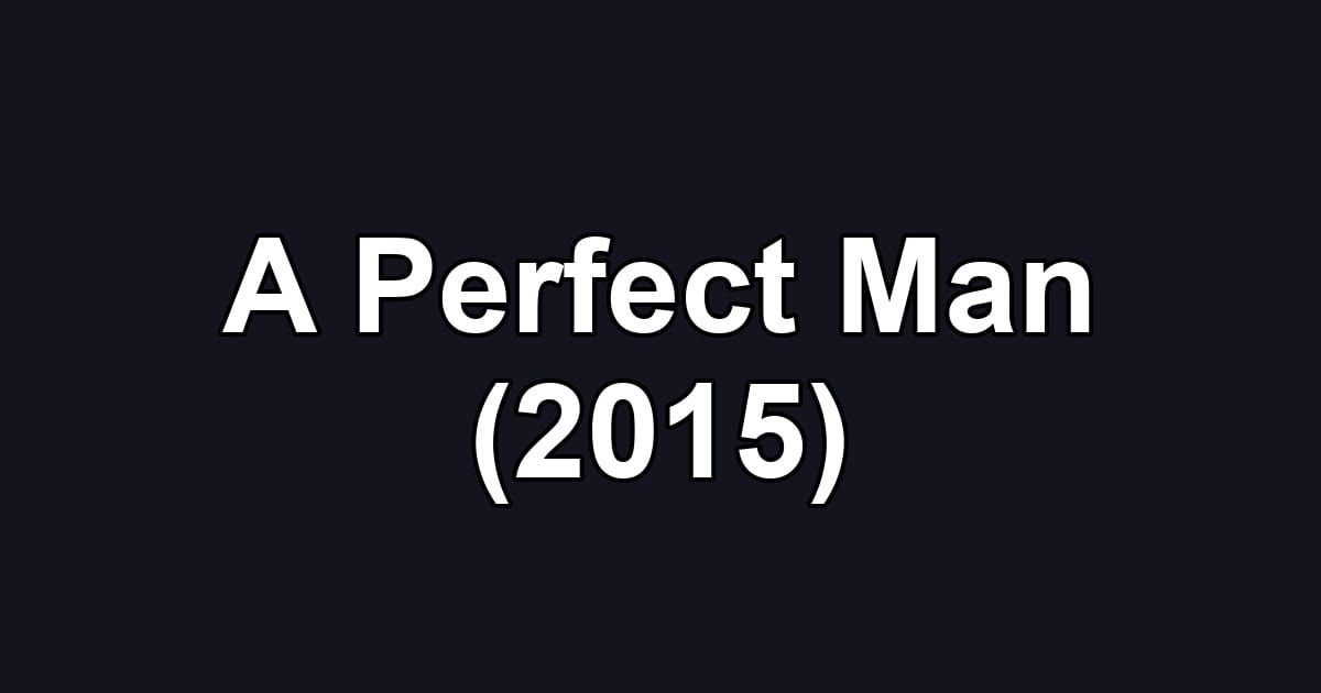 A Perfect Man (2015)