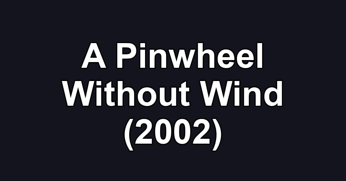 A Pinwheel Without Wind (2002)