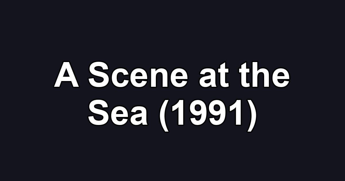 A Scene at the Sea (1991)