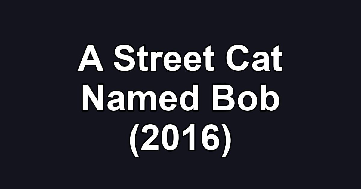 A Street Cat Named Bob (2016)
