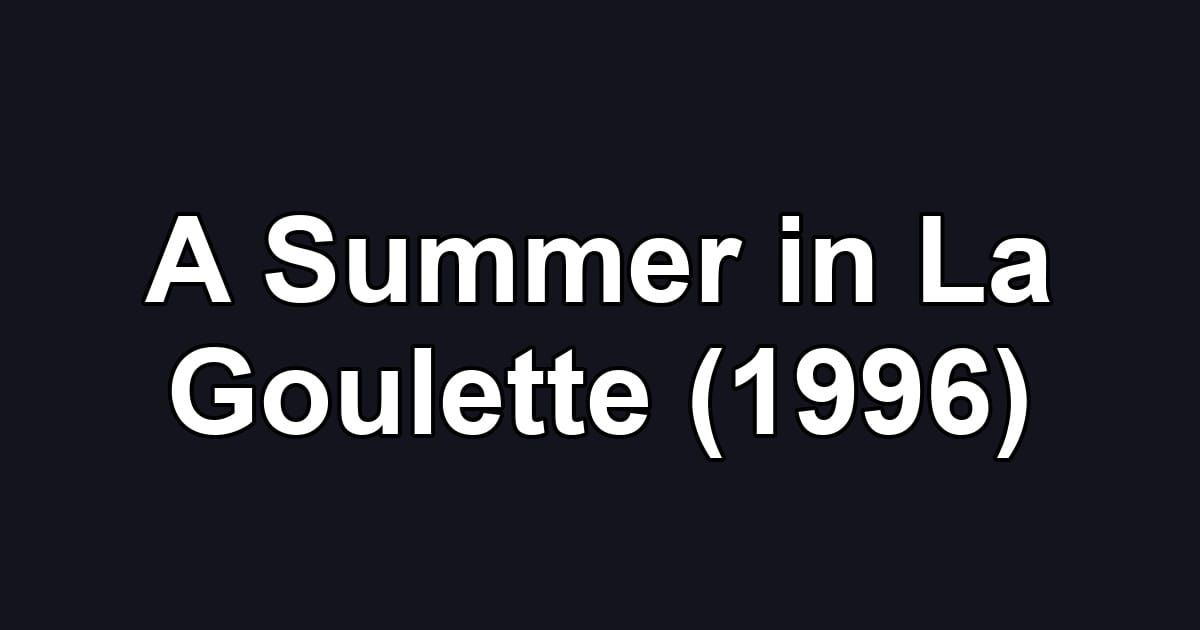 A Summer in La Goulette (1996)