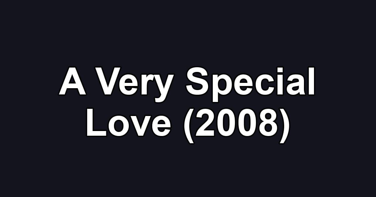 A Very Special Love (2008)