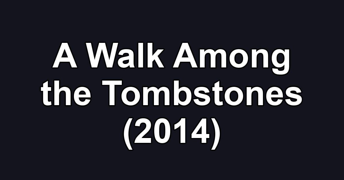 A Walk Among the Tombstones (2014)