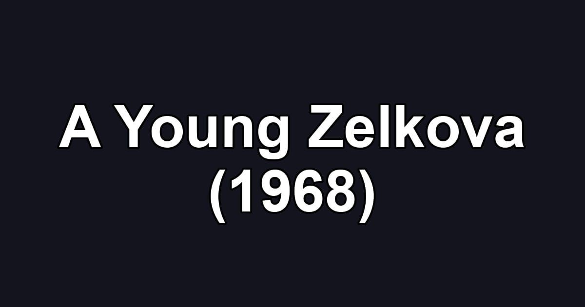 A Young Zelkova (1968)