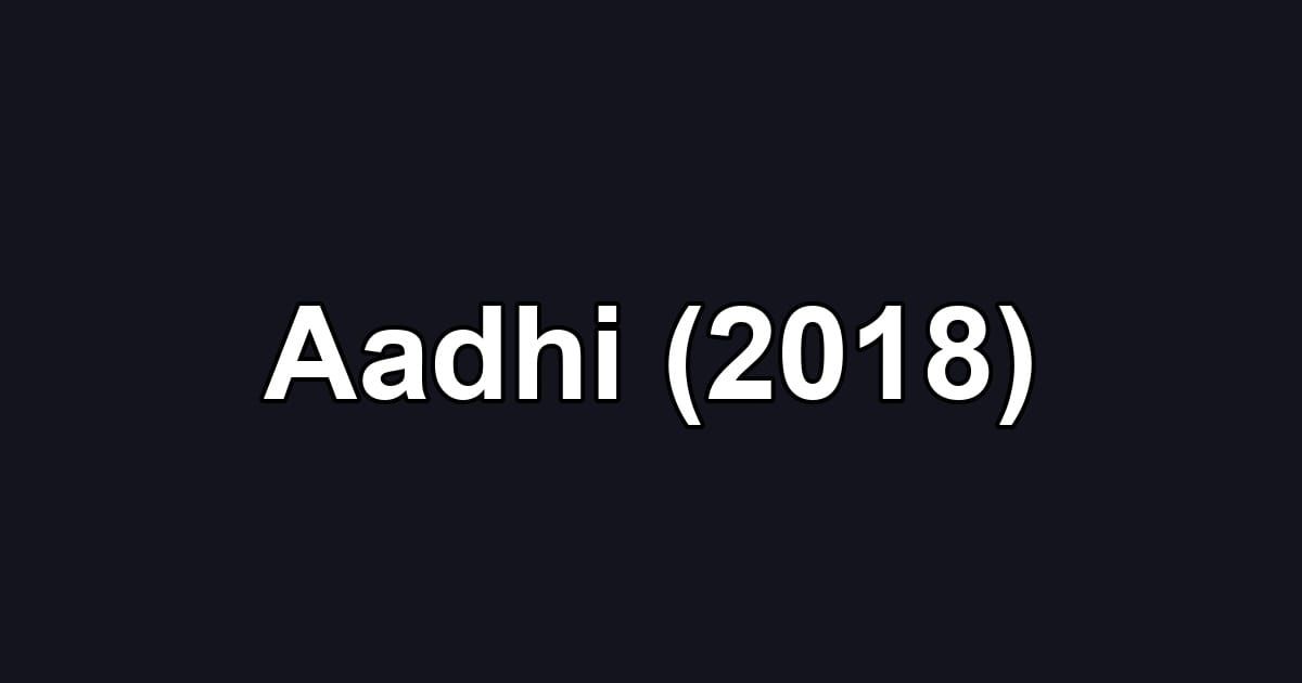 Aadhi (2018)