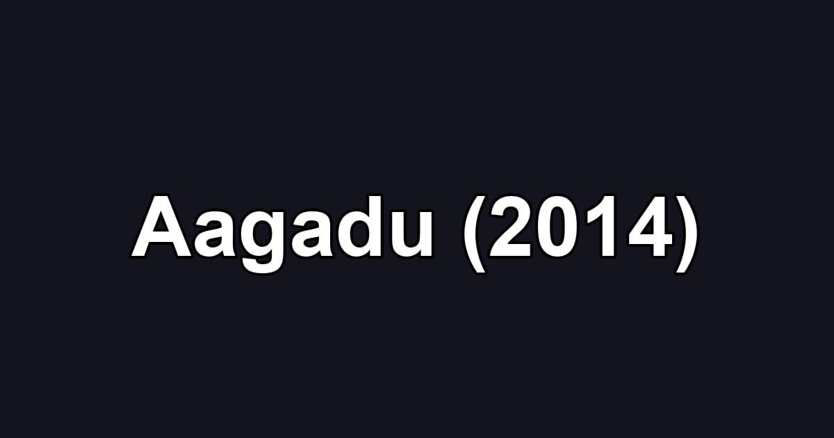 Aagadu (2014)