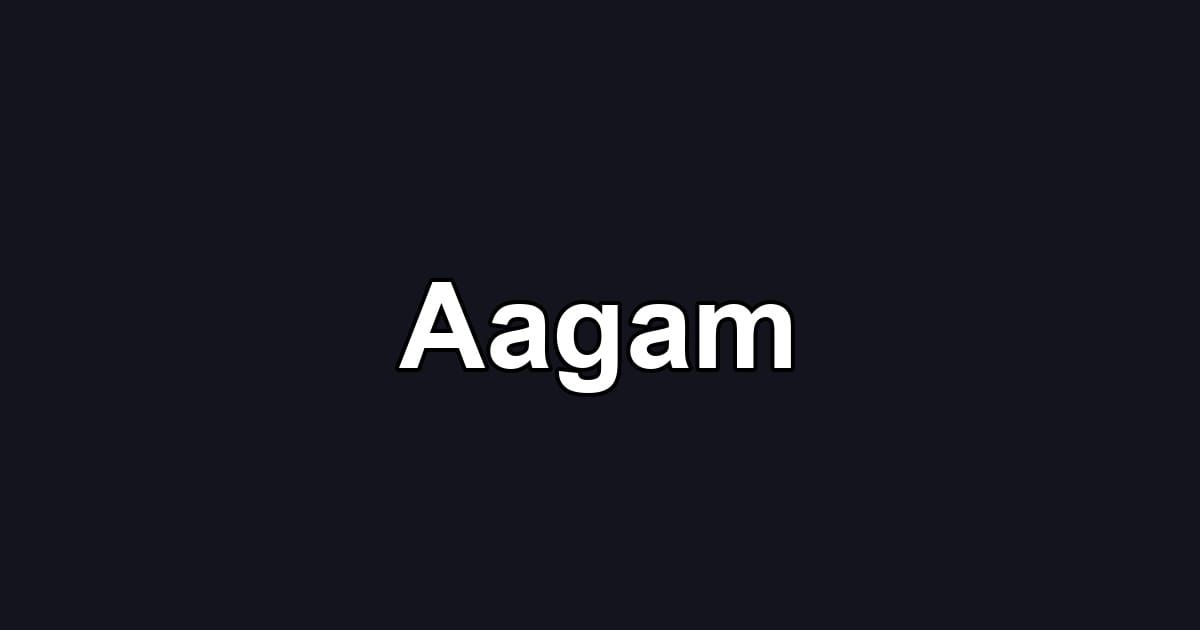 Aagam