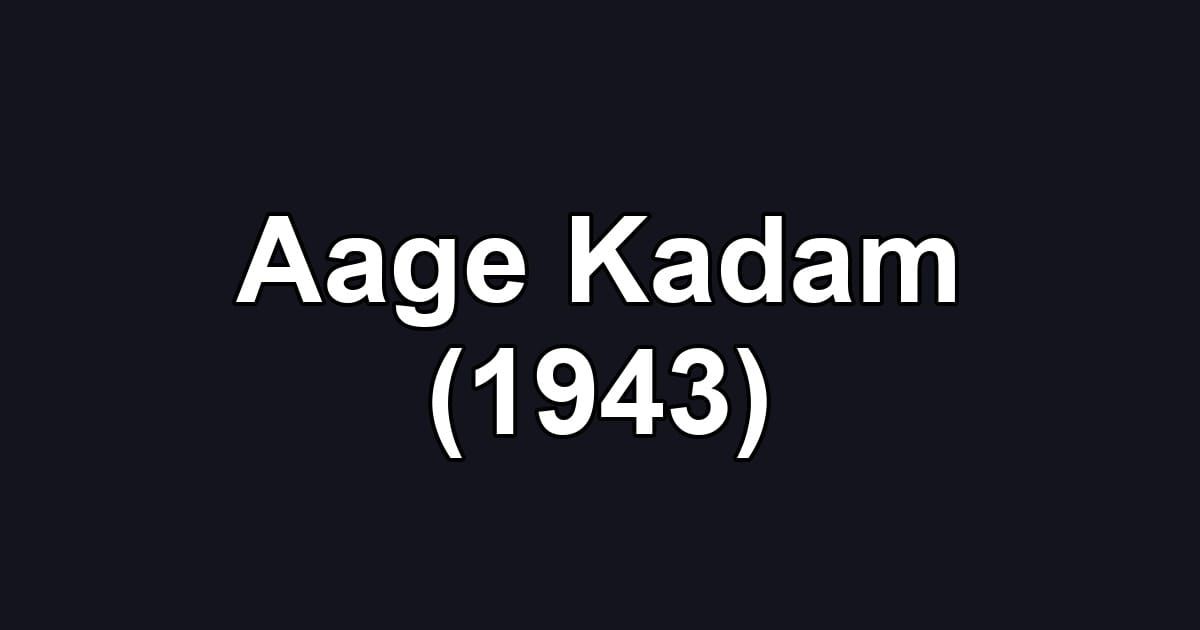 Aage Kadam (1943)