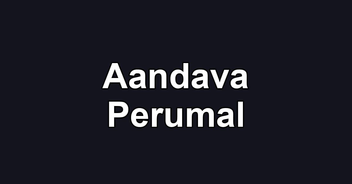 Aandava Perumal