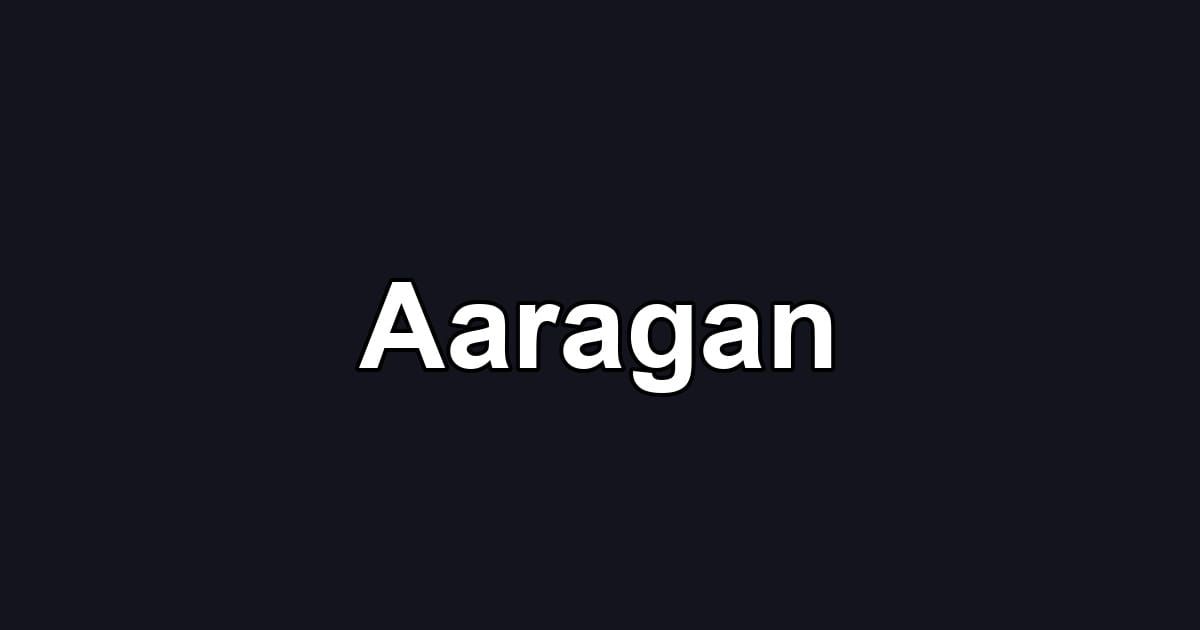 Aaragan