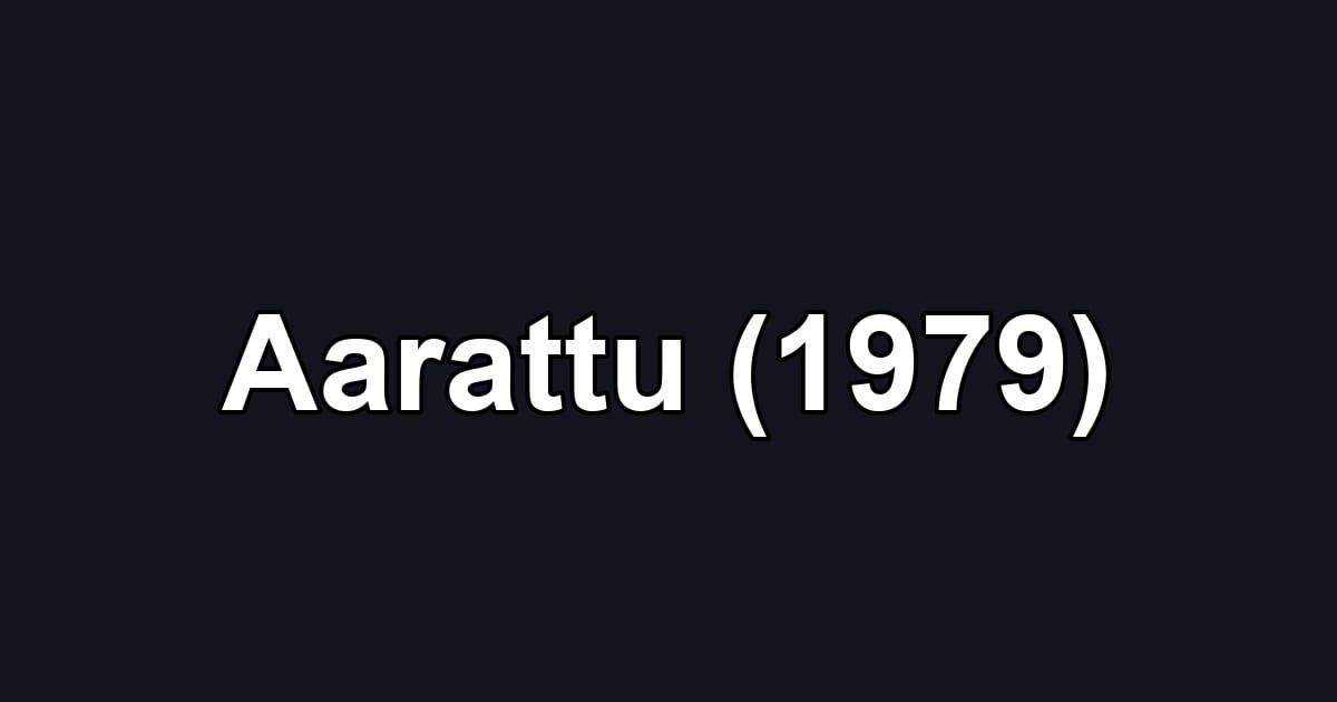 Aarattu (1979)