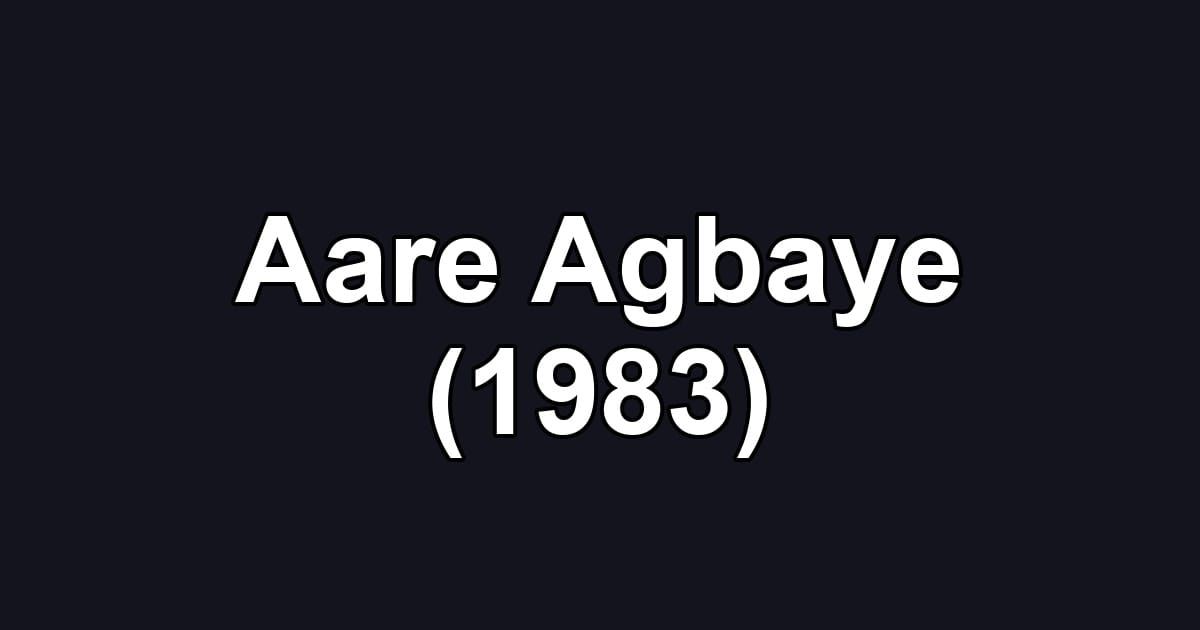 Aare Agbaye (1983)