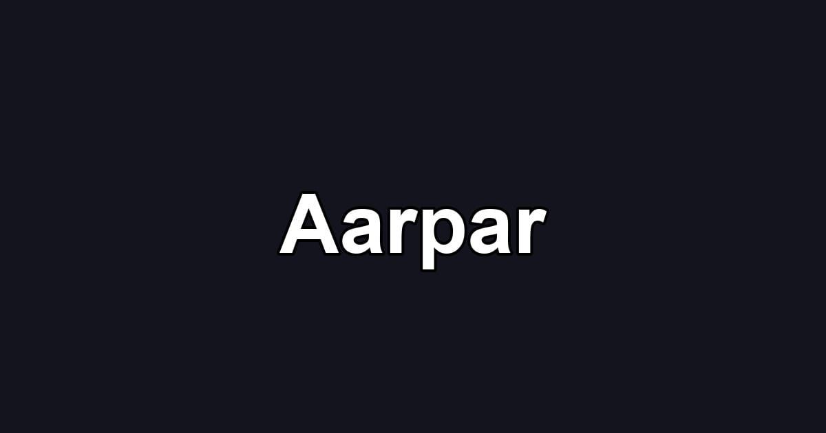 Aarpar