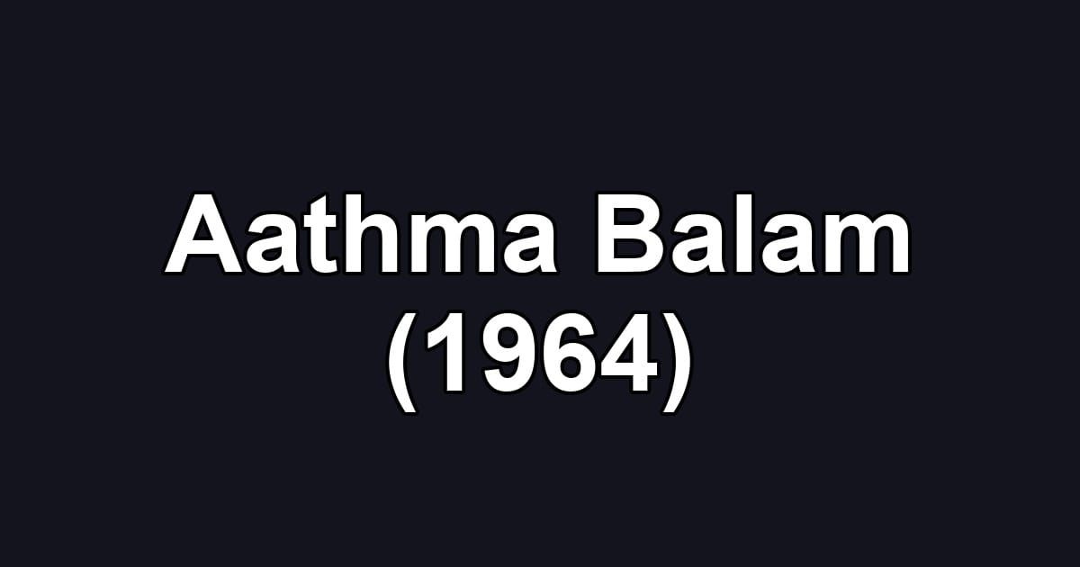 Aathma Balam (1964)