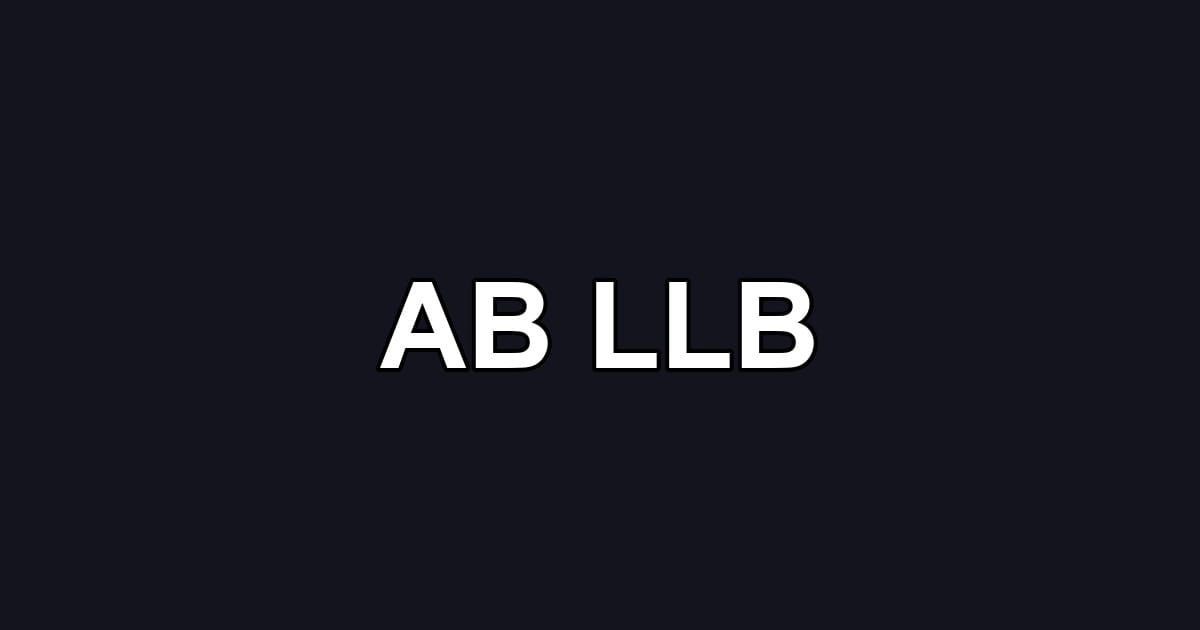 AB LLB