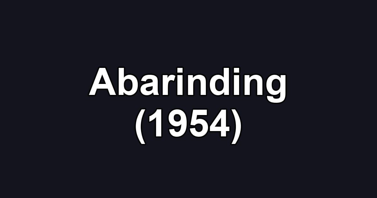 Abarinding (1954)