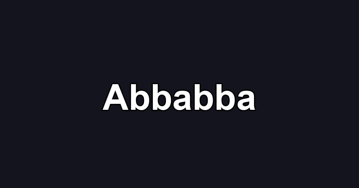 Abbabba