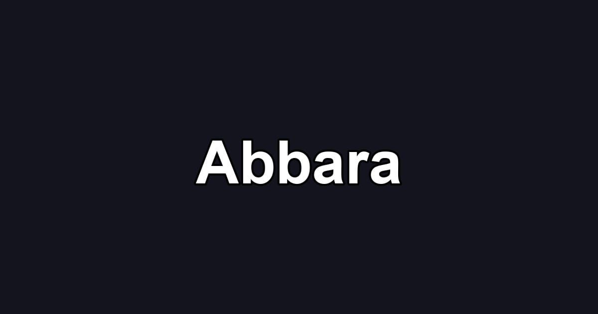 Abbara