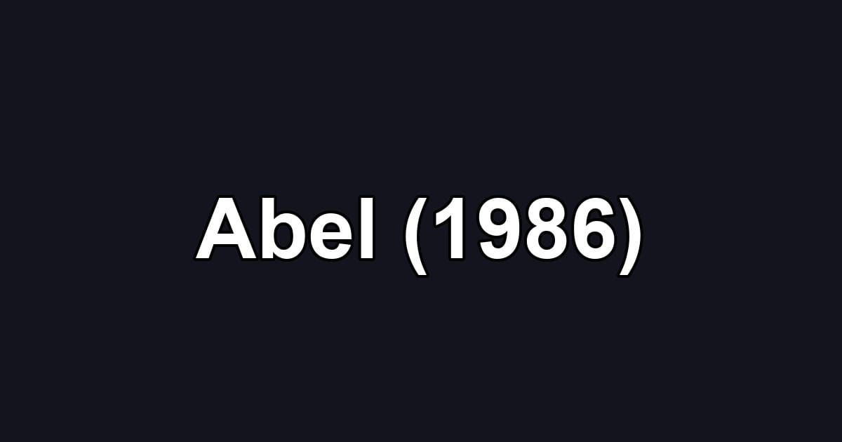 Abel (1986)