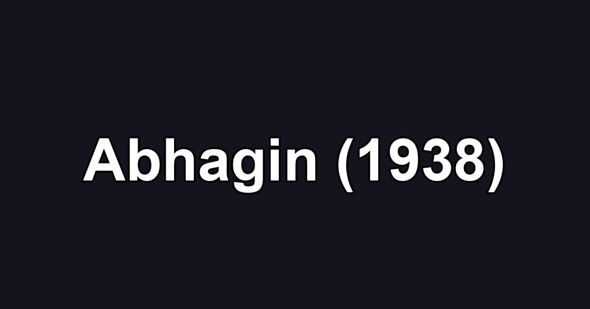 Abhagin (1938)