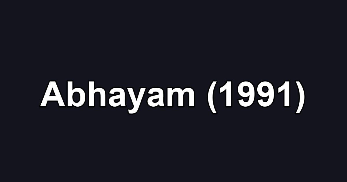 Abhayam (1991)