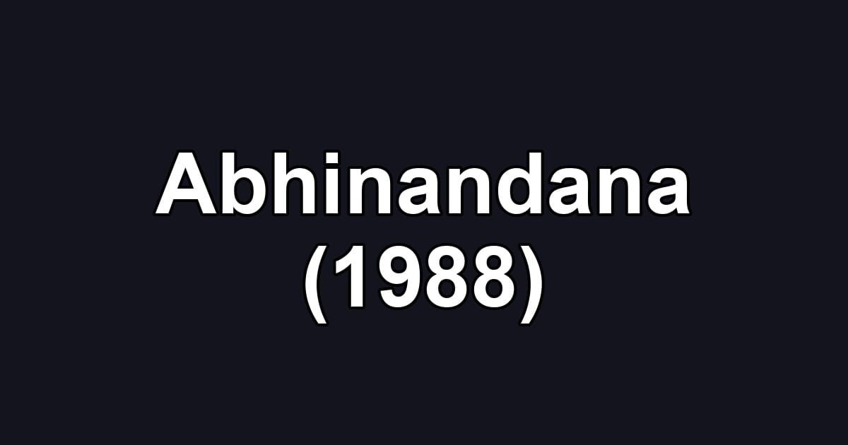 Abhinandana (1988)