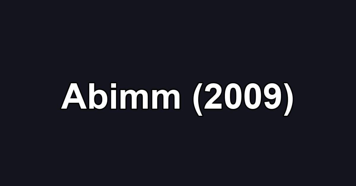 Abimm (2009)