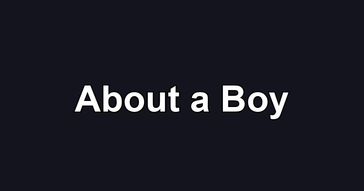 About a Boy