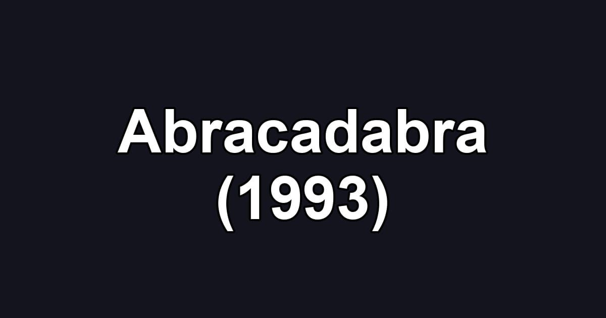 Abracadabra (1993)
