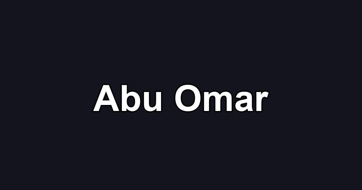 Abu Omar