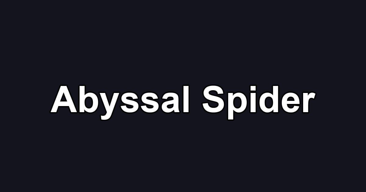 Abyssal Spider