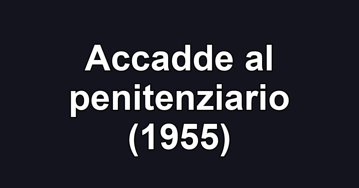 Accadde al penitenziario (1955)
