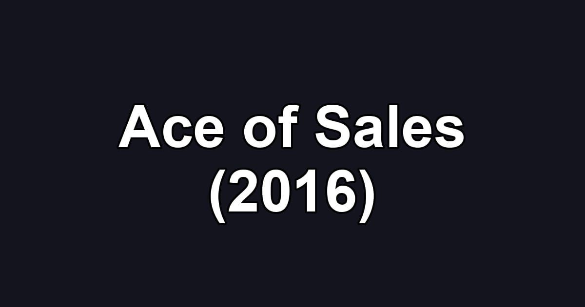 Ace of Sales (2016)