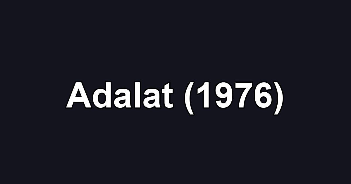 Adalat (1976)