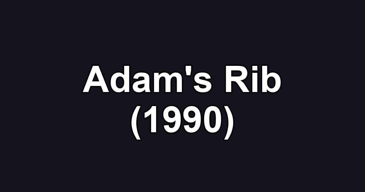 Adam's Rib (1990)