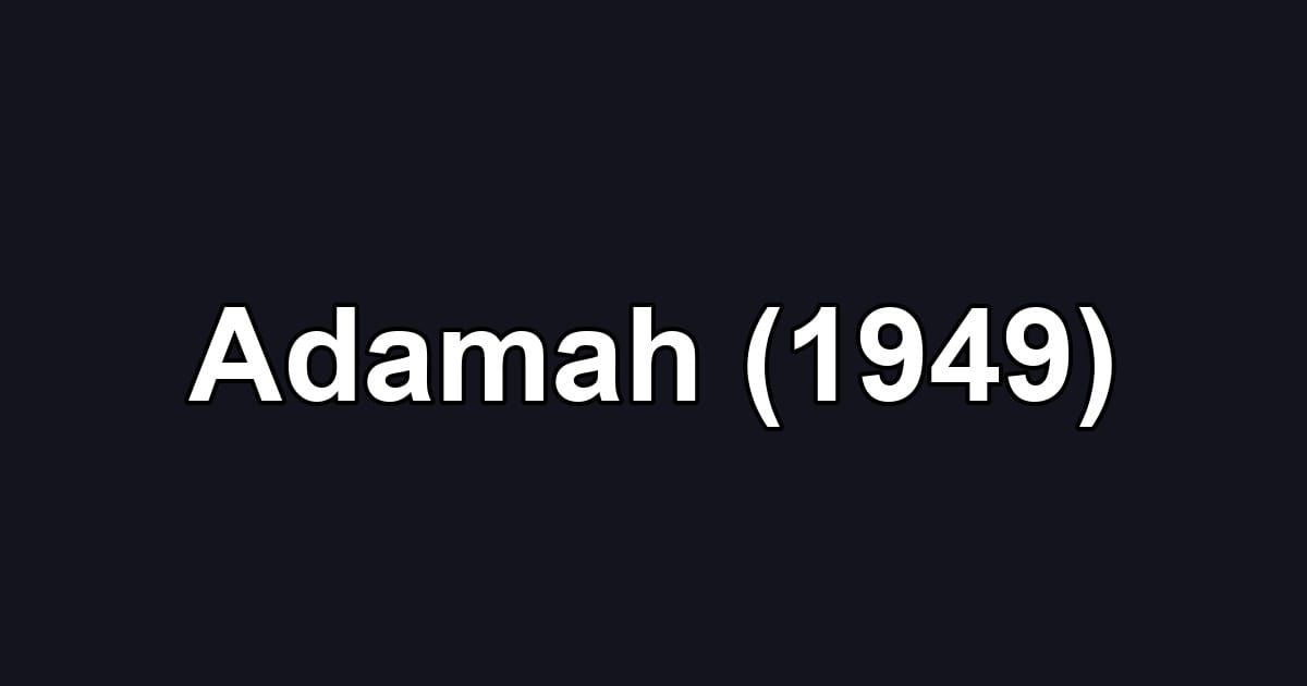 Adamah (1949)