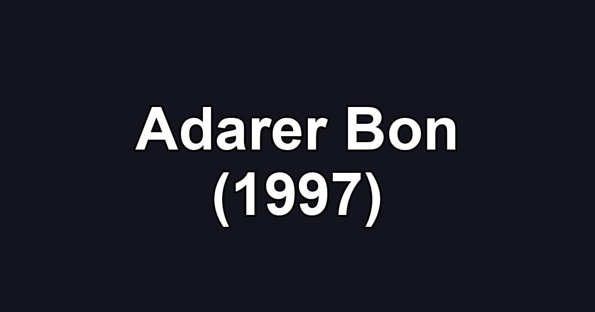 Adarer Bon (1997)
