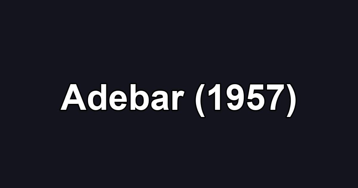 Adebar (1957)